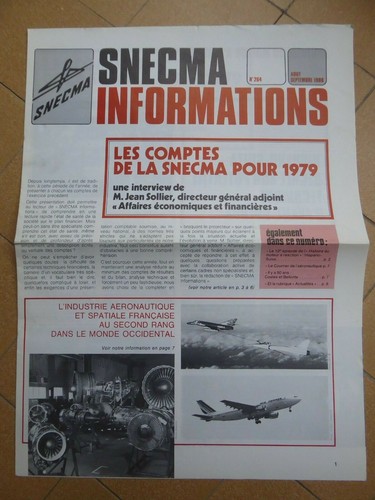 Snecma informations 264 1980 - informations,