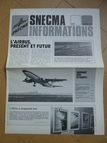 Snecma informations 267 1980 - informations,