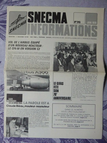 Snecma informations 245 1978 - snecma,